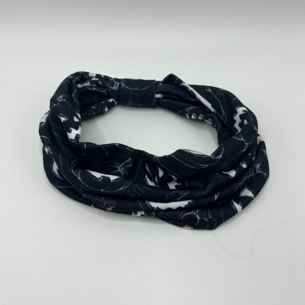 4 Pcs Halloween Headband, Skull Print Headband, Wide Sports Yoga Headscarf - Picture 11 of 11